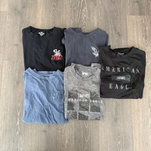 American Eagle Hollister Mens Sz XS Shirt Top Bundle Streetwear College Retro